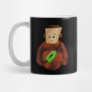 Teddy and his green bag Mug